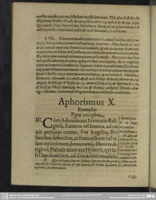 Aphorismus X.