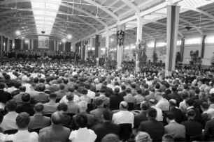 Liederfest des Badischen Sängerbundes an Pfingsten 1960 in Karlsruhe.