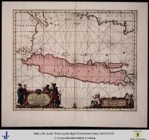 Insulae Javae cum parte insularum Borneo Sumatrae, et circumjacentium insularum nova delineatio.