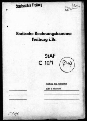 Gemeinde Sinzheim