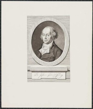 Icones Professorum Marpurgensium — Bildnis des Johann Heinrich Jung, gen. Jung-Stilling (1740-1817)