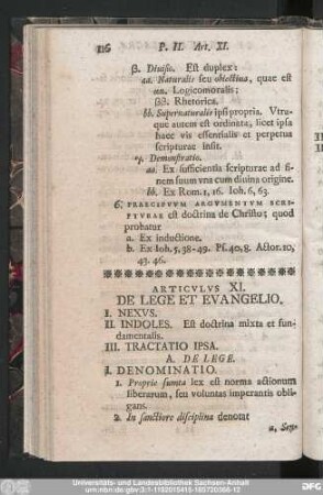 Articulus XI. De Lege Et Evangelio.