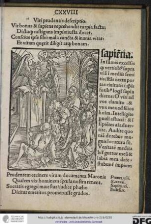 Vir bonus et sapiens reprehendit turpia facta, dictaque castigans impia iusta docet...