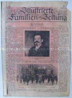 Unterhaltungsblatt "Illustrierte Familien-Zeitung" zur Novemberrevolution
