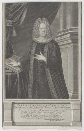 Bildnis des Petrus Conradus Baertling