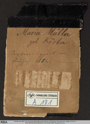 Portrait einer alten Frau mit Haube (Maria Müller geb.Körber)