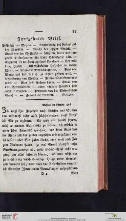 Funfzehnter Brief