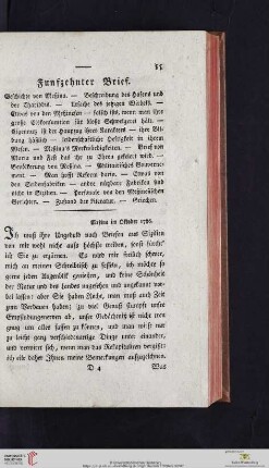 Funfzehnter Brief