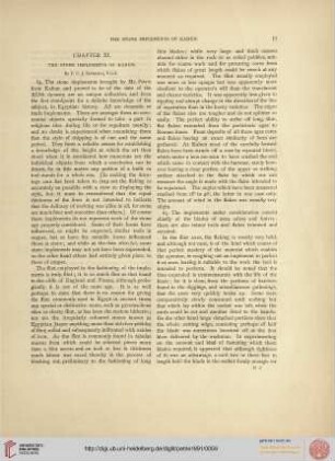 XI: The stone implements (F.C.J. Spurrell)