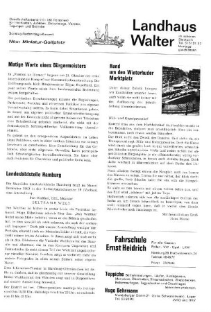 Rund um den Winterhuder Marktplatz