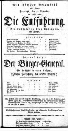 Der Büger=General