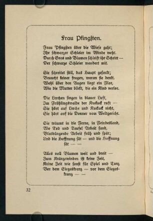 32-43, Frau Pfingsten - Unsere Fahnen