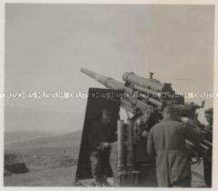 Wehrmachtssoldaten, Artillerie in Bulgarien