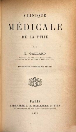 Clinique médicale de la Pitié