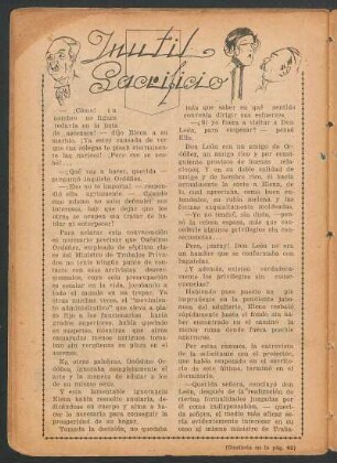 Inútil sacrificio
