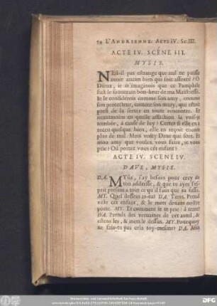 Acte IV. Scene III.