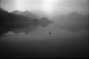 Kochel am See: Abendstimmung am Kochel See mit Herzogstand
