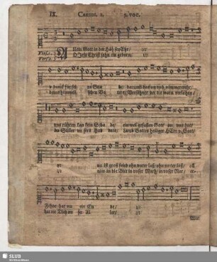 IX. Allein Gott in der Höh sei Ehr