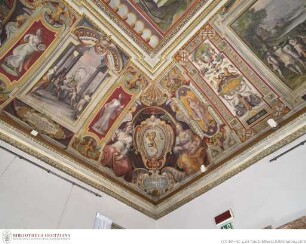 Deckendekoration mit Szenen aus der Josephsgeschichte, Wappen von Ascanio Sforza