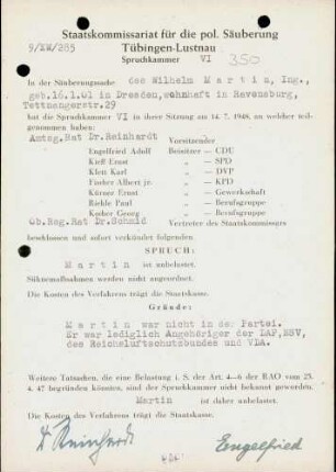 Martin, Wilhelm
