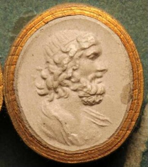 Kopf des Jupiter (Zeus) (Daktyliothek, Supplement)