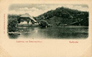 Postkartenalbum mit Motiven von Karlsruhe. "Lauterberg und Schwarzwaldhaus. Karlsruhe"