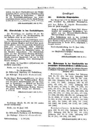 Änderungen in der Anwärterliste der preußischen Studienassessoren (-assessorinnen) : [Sonstiges] ; [Amtliche Erlasse] ; [Amtlicher Teil]