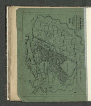 Plan von Hamburg