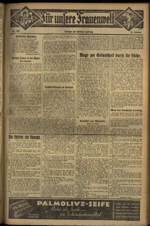 Zweite Ausgabe vom Mittwoch, den 31. Oktober 1934.