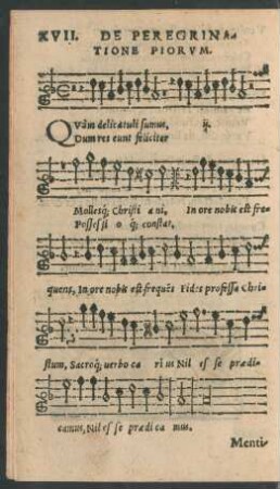 XVII. De Peregrinatione Piorum.