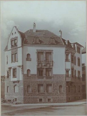 Billing, Hermann; Karlsruhe, Hirschstr. 130; Wohnhaus - Ansicht