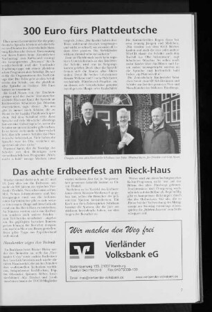 300 Euro fürs Plattdeutsche