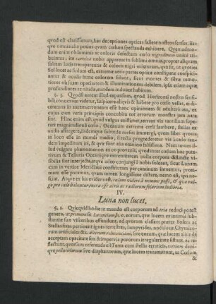 IV. Luna non lucet.
