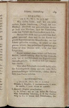 Schenkung. - Vollmacht.