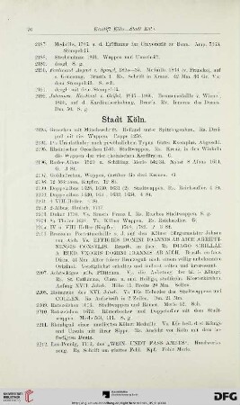 Stadt Köln (Nr. 2193-2226)
