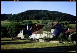 Hohentengen: Stadtmauer von oben