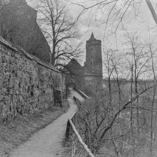 Bautzen, Altstadt : Bautzen. Blick zum Mühltor an der Neuen Wasserkunst