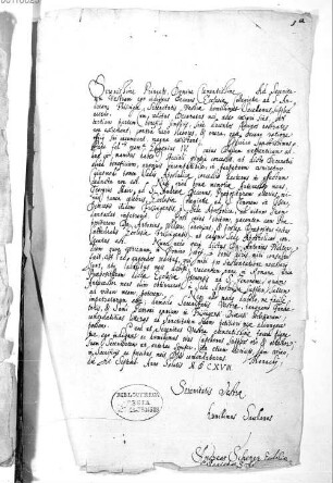 Relationes et epistolae ad principem Guilelmum V J. Seraphini generalis ordinis Dominicanorum (in causa Bzoviana), M. Raderi, Joh. Bapt. Crivelli, Casparis Scioppii, Nic. Trigautii (data Ulyssipone 1618) - BSB Clm 1612
