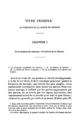 Titre Premier La Formation Et La Preuve Du Mariage