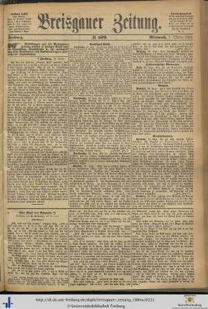 Nr. 230-256 (Oktober 1884)
