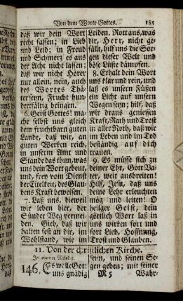 11. Von der christlichen Kirche.