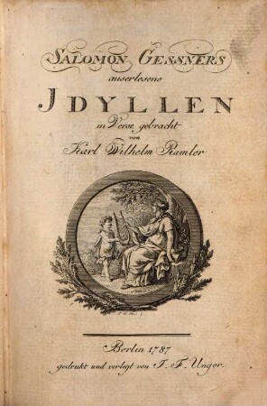 Salomon Gessneres auserlesene Idyllen