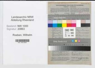 Entnazifizierung Wilhelm Roeben, geb. 02.02.1911 (Steuerinspektor)