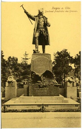 Torgau. Denkmal Fr. d. Großen