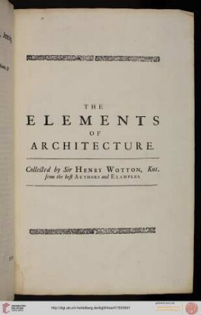 The elements of architecture