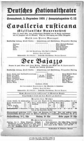 Der Bajazzo