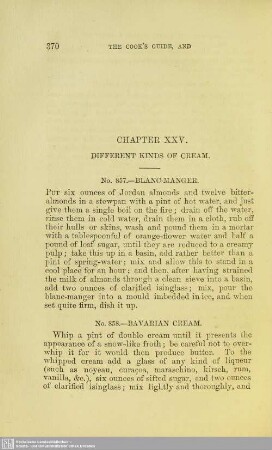 Chapter XXV. Different kinds of Cream