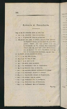 808-812, Addenda et Emendanda