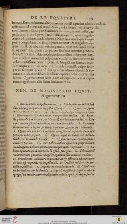 Xen. De magisterio equit
