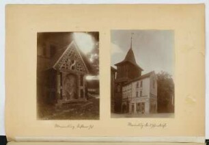 Marienburg. Pfarrkirche, Marienburg: Ansichten (aus: Skizzen- und Fotoalbum 20)